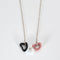 Collier TIFFANY & ELSA PERETTI - Open Heart- argent, onyx, rhodonite et calcédoine 58 Facettes DV3020-18
