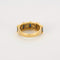 Bague 50 Bague type Jarretière en or jaune, saphirs et diamants. 58 Facettes DV5707-15-50-2