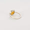Bague 49 POMELLATO - COLPO DI FULMINE- Bague en or gris, citrine et diamants 58 Facettes DV7242-4-49-2
