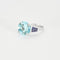 Bague 52 MAUBOUSSIN - Extrêmement libre et sensuelle - Bague Or blanc, Topaze et Iolite 58 Facettes DV0675-4-52-1