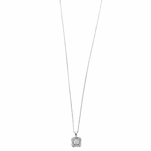 Collier MAUBOUSSIN - CHANCE OF LOVE - Collier en or blanc et diamants 58 Facettes DV5512-2