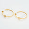 Boucles d'oreilles FRED - Miss Fred Moon - Créoles en Or jaune et Diamants 58 Facettes DV0806-1