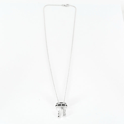 Collier MAUBOUSSIN - LE VICE et LA VERTU- Collier "Le Vice"  or blanc et diamants 58 Facettes DV0640-6