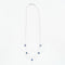 Collier Collier or blancet saphirs taille poire en pampille 58 Facettes DV5707-14