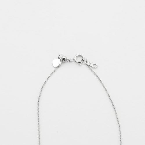 Collier Collier or blancet saphirs taille poire en pampille 58 Facettes DV5707-14