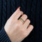 Bague 53 BOUCHERON - Quatre Classique Small - Or rose, blanc, jaune et Diamants et PVD marron 58 Facettes DV8241-2-53-02