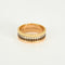 Bague 53 BOUCHERON - Quatre Classique Small - Or rose, blanc, jaune et Diamants et PVD marron 58 Facettes DV8241-2-53-02