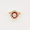 Bague 59 Bague or jaune, rubis calibrés et diamants 58 Facettes DV0777-5-59-2