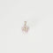 Pendentif Pendentif Fleur en or gris et saphirs roses 58 Facettes DV5707-9