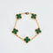Bracelet VAN CLEEF & ARPELS - Alhambra - Bracelet malachite et or jaune 58 Facettes DV0830-2