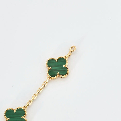 Bracelet VAN CLEEF & ARPELS - Alhambra - Bracelet malachite et or jaune 58 Facettes DV0830-2