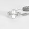 Bague 50 VAN CLEEF & ARPELS - Alhambra - Bague or blanc guilloché 58 Facettes DV0830-4-50-2