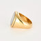 Bague 66 PATEK PHILIPPE - Ellipse - Chevalière or jaune et émail miroir 58 Facettes DV7827-3-66-3