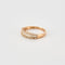 Bague 55 Demi alliance en or rose et diamants 58 Facettes DV5707-8