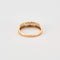 Bague 55 Demi alliance en or rose et diamants 58 Facettes DV5707-8