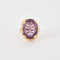 Bague 49 Bague or jaune et améthyste 58 Facettes DV9061-2-49-2