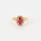 Bague 50 Bague en or jaune rubis et diamants 58 Facettes DV3650-1-50-2