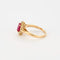 Bague 50 Bague en or jaune rubis et diamants 58 Facettes DV3650-1-50-2
