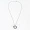 Pendentif DINH VAN - SPIRALE - Pendentif en or blanc, diamants et diamant noirs 58 Facettes DV0821-1