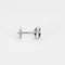 Boucles d'oreilles Puces d'oreilles en or blanc saphir et diamants 58 Facettes DV0803-4