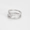 Bague 53 DINH VAN - Maillon Star petit modèle - Bague en Or blanc et Diamants 58 Facettes DV7360-1-53-2