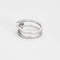 Bague 53 DINH VAN - Maillon Star petit modèle - Bague en Or blanc et Diamants 58 Facettes DV7360-1-53-2