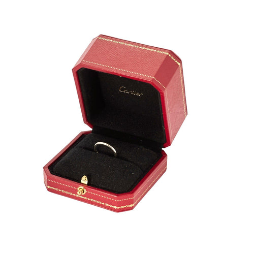 Bague 50 CARTIER - Alliance 1895 - Alliance en platine 58 Facettes DV8926-1-50-23