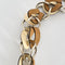Collier HERMÈS-VIREVOLTE Collier en métal palladié et veau Swift marron 58 Facettes DV0184-23