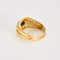 Bague 54 Bague en or jaune, saphir et diamants 58 Facettes DV4440-12-54-3