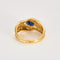 Bague 54 Bague en or jaune, saphir et diamants 58 Facettes DV4440-12-54-3