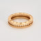 Bague 53 BULGARI - B.zéro1 - Alliance tour complet en or rose et diamants 58 Facettes DV7909-4