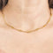 Collier Collier à maille filigrane en or jaune 58 Facettes DV0832-2