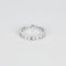 Bague 51 Alliance en or gris et Diamants 58 Facettes DV8395-1-51-6