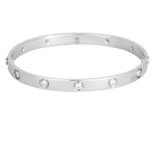 Bracelet CARTIER - Love - Bracelet or blanc et diamants 58 Facettes DV0852-1