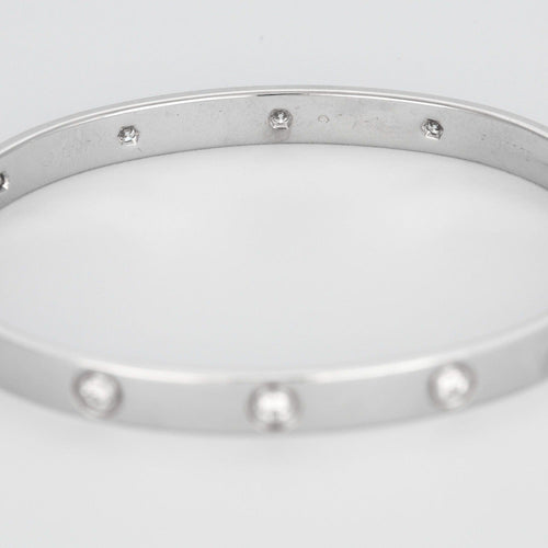 Bracelet CARTIER - Love - Bracelet or blanc et diamants 58 Facettes DV0852-1