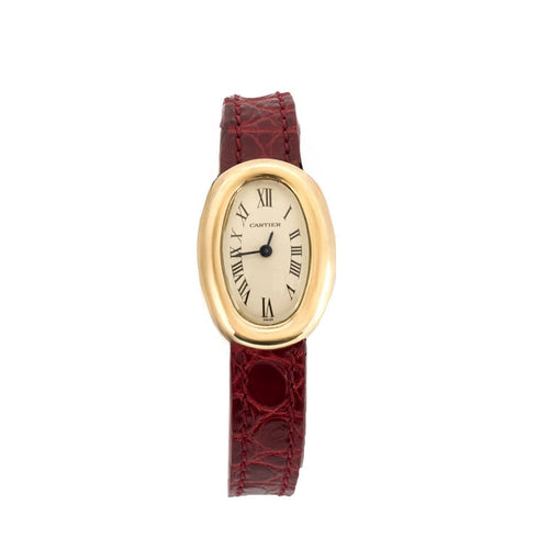 Montre CARTIER- Baignoire-montre or jaune PM 58 Facettes DV0844-1