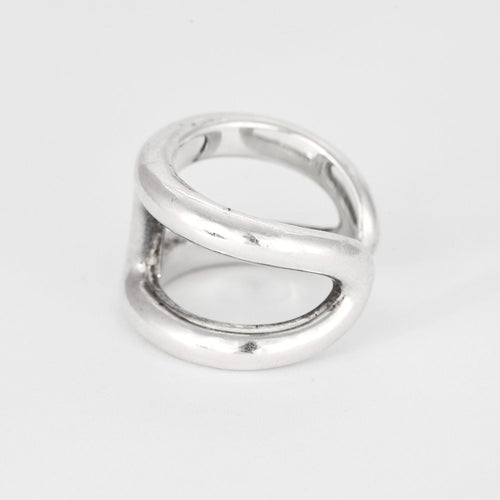 Bague 57 HERMÈS - Osmose - Bague en argent 58 Facettes DV9986-2-57-3