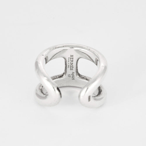 Bague 57 HERMÈS - Osmose - Bague en argent 58 Facettes DV9986-2-57-3