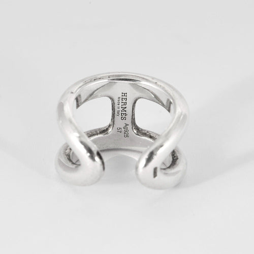 Bague 57 HERMÈS - Osmose - Bague en argent 58 Facettes DV9986-2-57-3