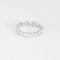Bague 54 POIRAY - Coeurs Perlés - Bague en en or blanc à motifs de coeurs 58 Facettes DV9986-3-54-3