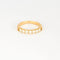 Bague 51 Bague jarretière en or jaune et diamants 58 Facettes DV0814-1-51-2