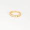 Bague 51 Bague jarretière en or jaune et diamants 58 Facettes DV0814-1-51-2
