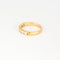 Bague 51 Bague jarretière en or jaune et diamants 58 Facettes DV0814-1-51-2