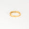 Bague 51 Bague jarretière en or jaune et diamants 58 Facettes DV0814-1-51-2