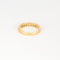 Bague 51 Bague jarretière en or jaune et diamants 58 Facettes DV0814-1-51-2