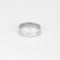 Bague demi-alliance en or blanc et diamants
