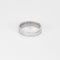 Bague demi-alliance en or blanc et diamants
