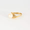 Bague 53 Bague en or jaune, perle de culture et diamants 58 Facettes DV9986-6-53-2