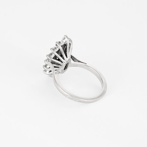 Bague 50 Bague en or gris et diamants 58 Facettes DV8127-1-50-2
