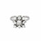 Bague 50 Bague chaton carré,  or gris et diamants 58 Facettes DV8127-2-50-2